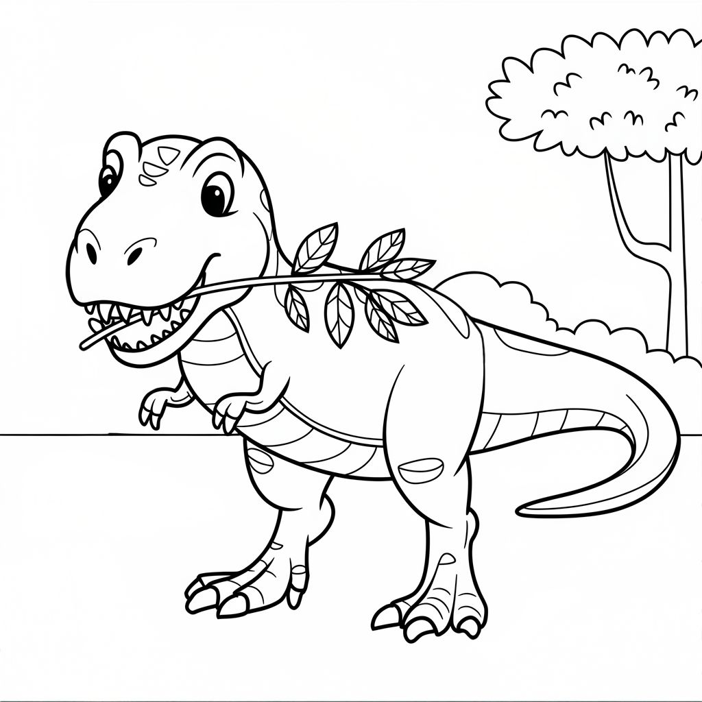 ausmalbilder von dinosaurier