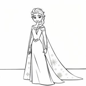 disegni da colorare elsa