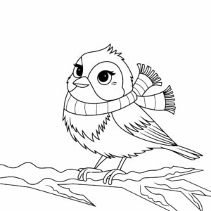 coloriage d'oiseaux à imprimer gratuitement