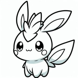 tekening pokemon kleurplaat