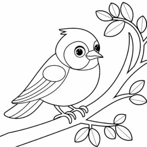 coloriage oiseau