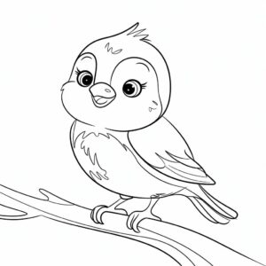 oiseau coloriage