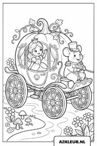 Princesa en el carruaje de la calabaza - página para colorear.jpg