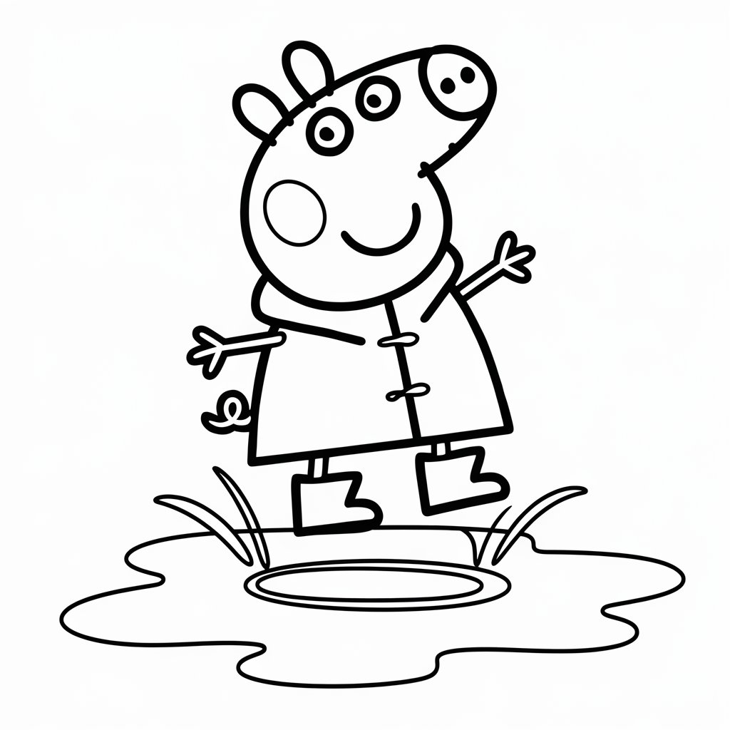 coloriage à imprimer peppa pig gratuit