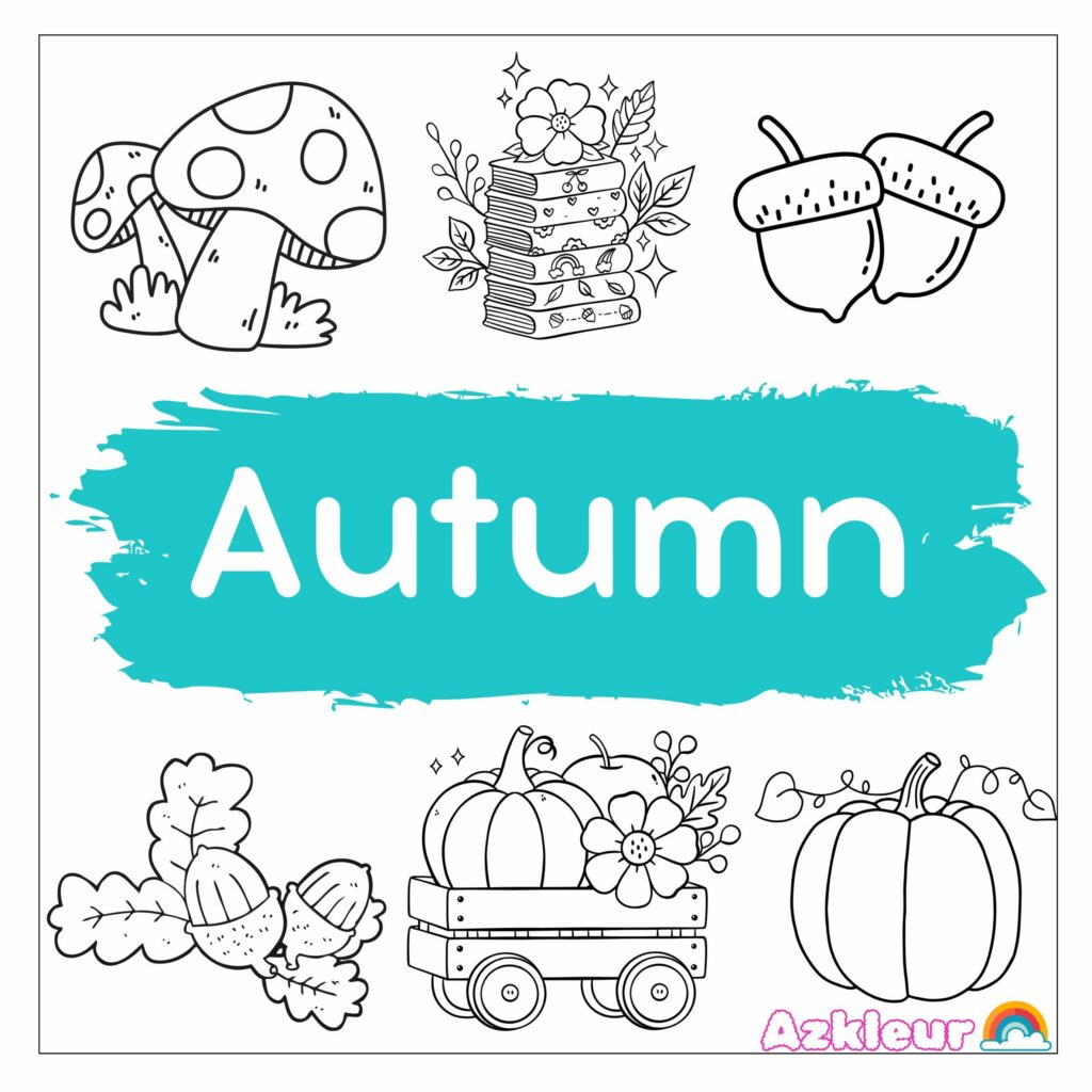 Ausmalbilder Herbst kostenlos