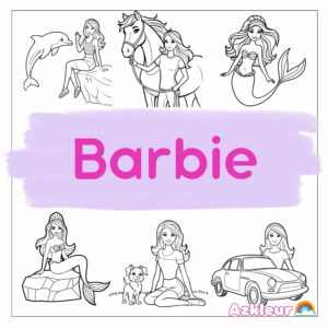 Barbie da colorare
