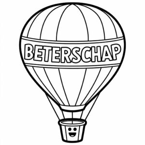 beterschap wensen kleurplaat