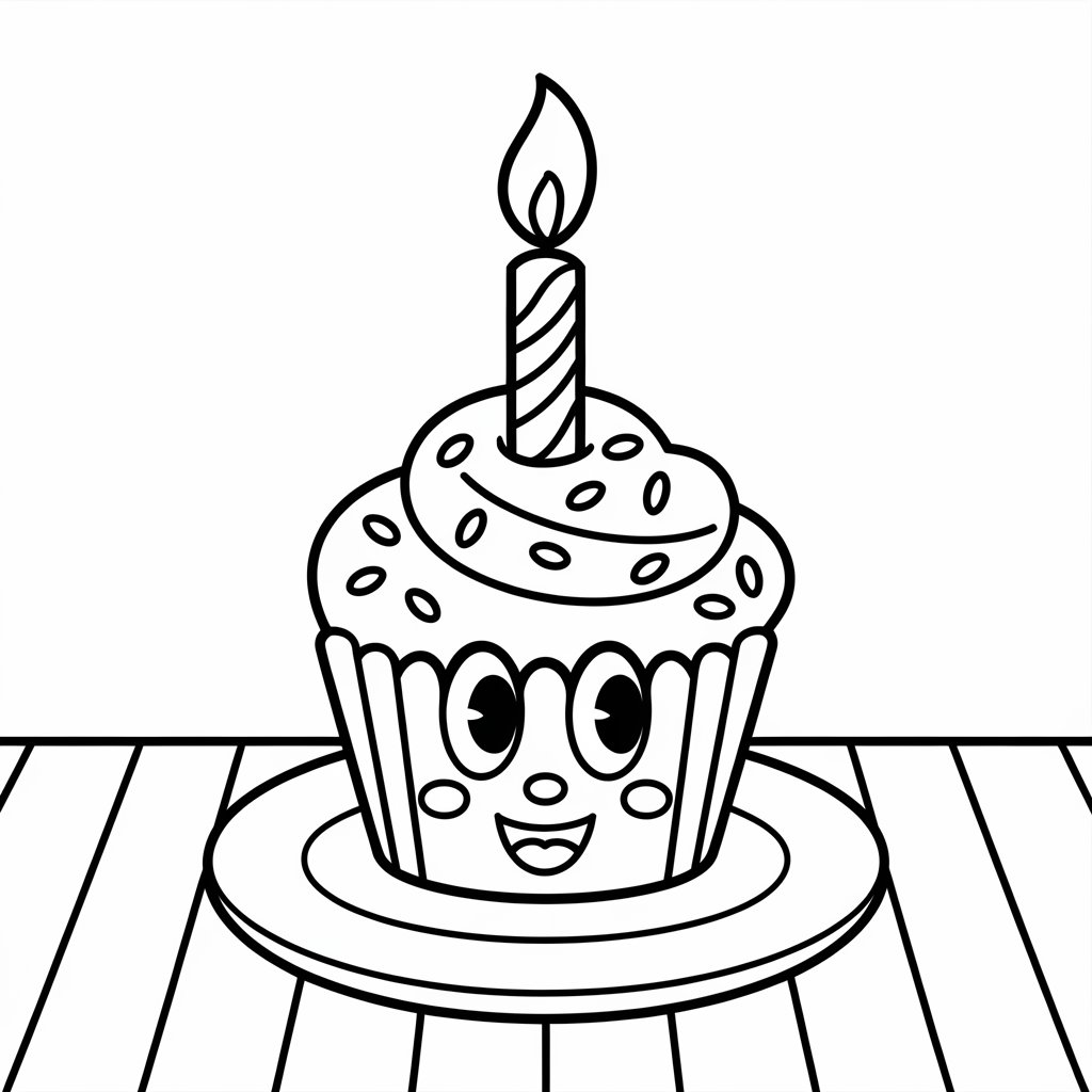 cake coloring pages to print