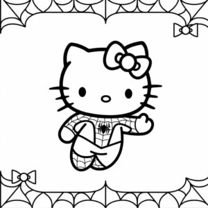 download gratis hello kitty kleurplaat