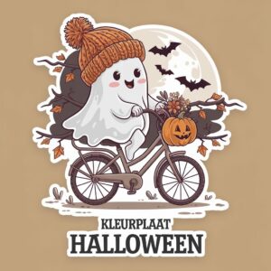 Kleurplaat Halloween