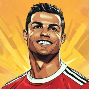 Kleurplaat ronaldo