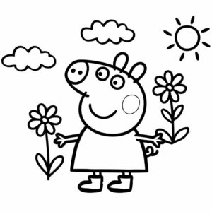 peppa the pig coloring pages