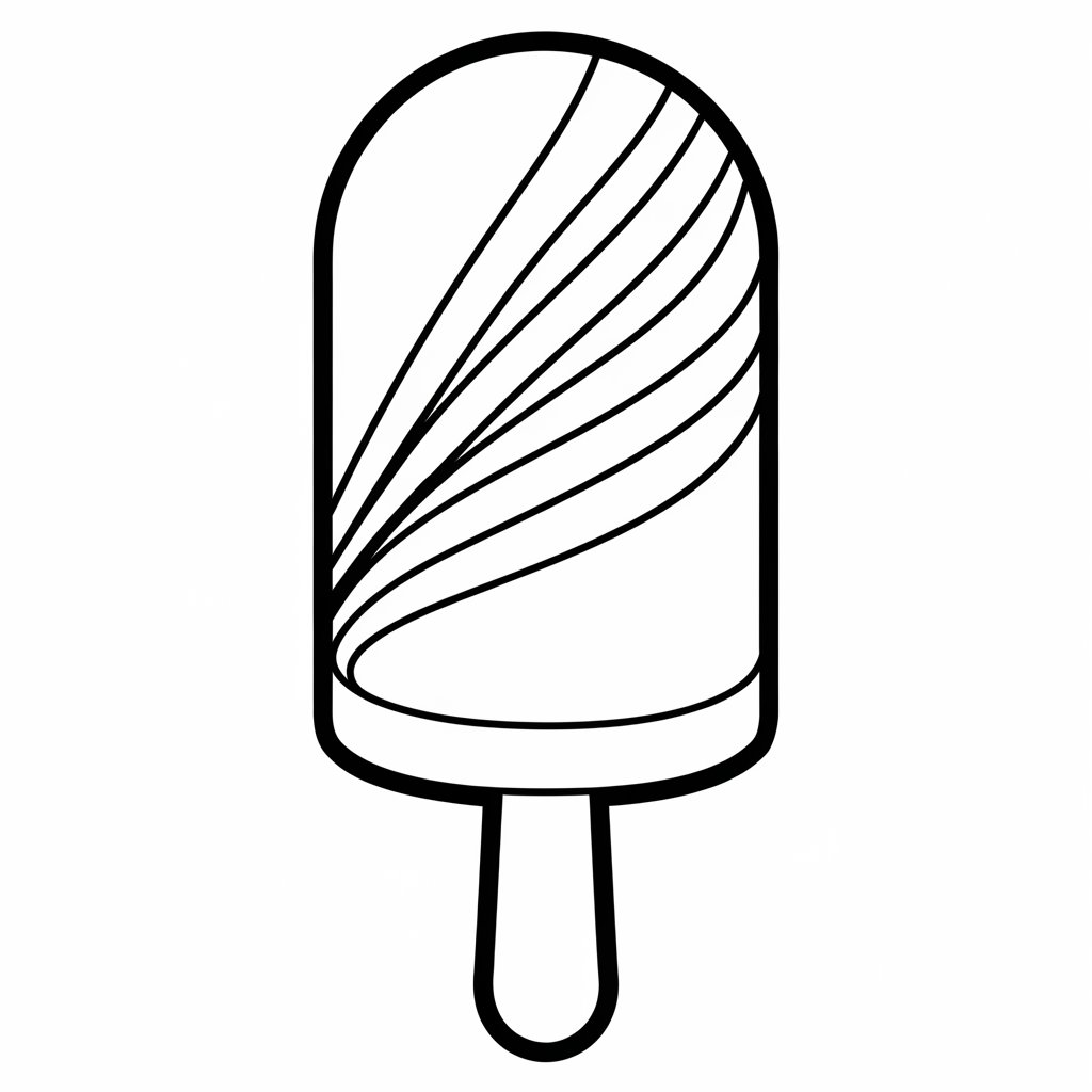 ausmalbild sommer eis