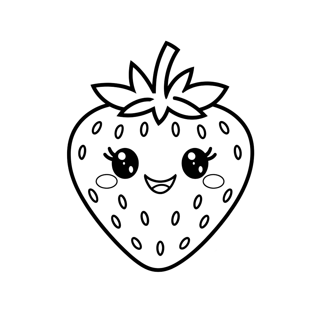 cibo kawaii da colorare