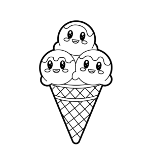 printable kawaii cute coloring pages