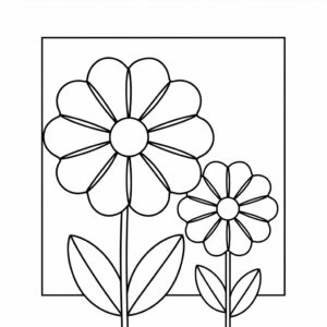 flower coloring pages for adults