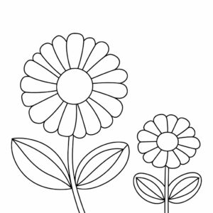 flower coloring pages printable