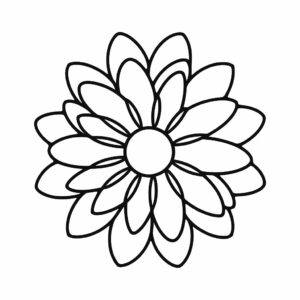 flower printable coloring pages