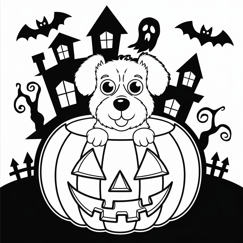 hello kitty halloween coloring pages