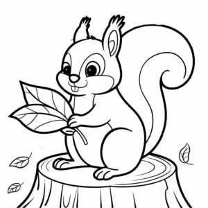 free printable autumn coloring pages