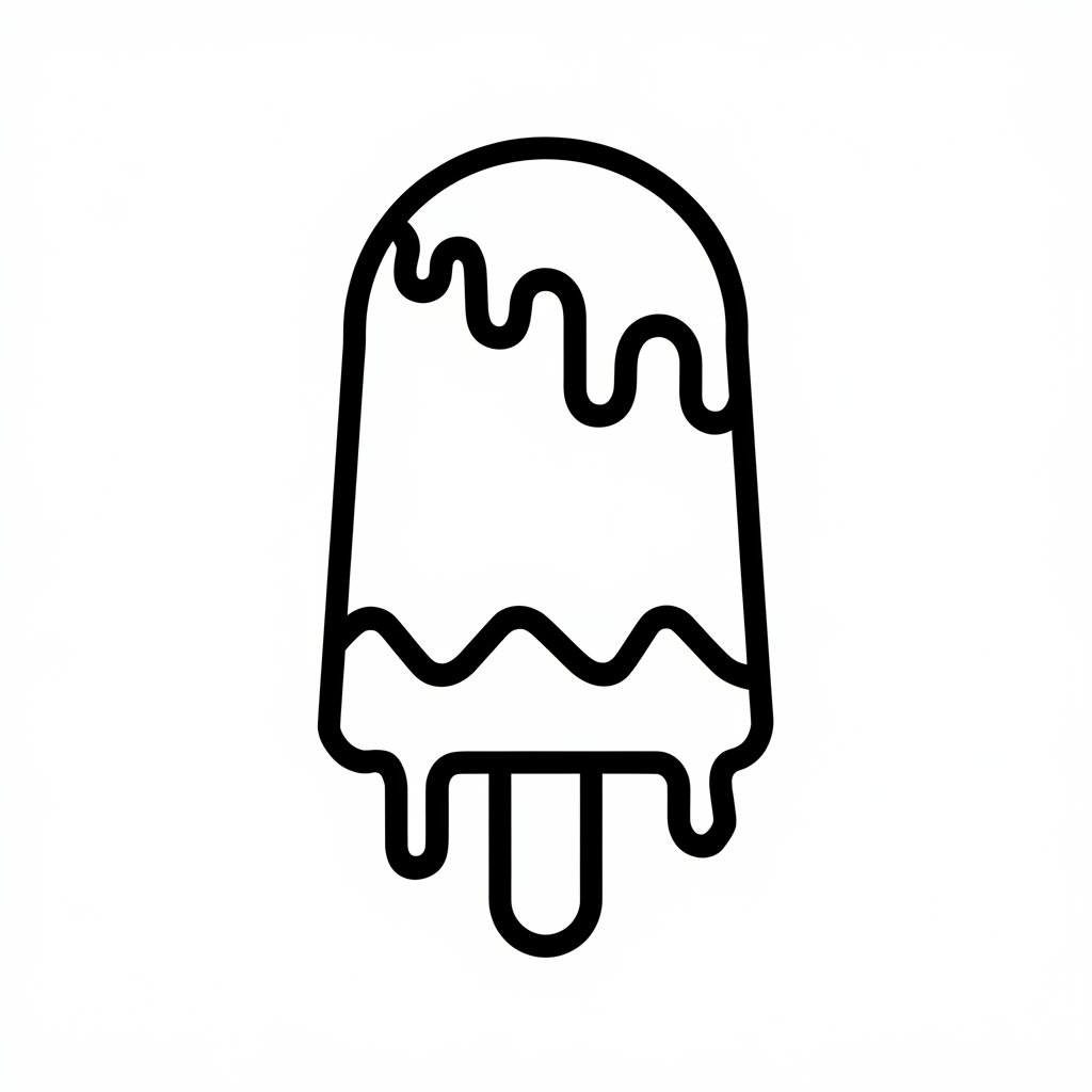 einhorn eis ausmalbild