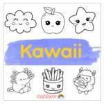 kleurplaat-kawaii