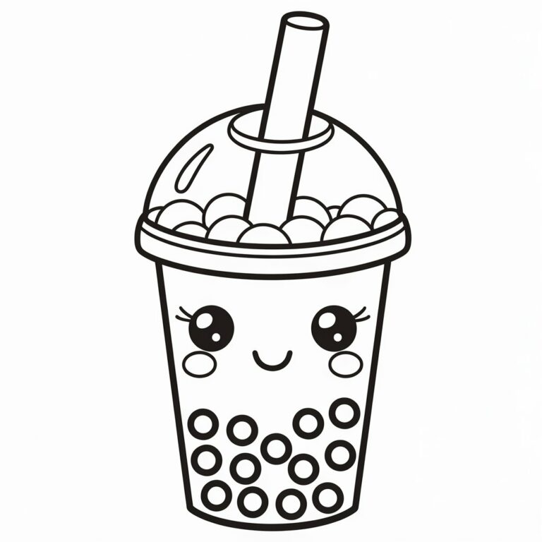 Kawaii Ausmalbilder – 22 kostenlose Motive zum Ausdrucken als PDF