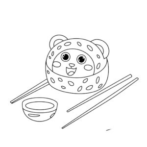 kawaii coloring page