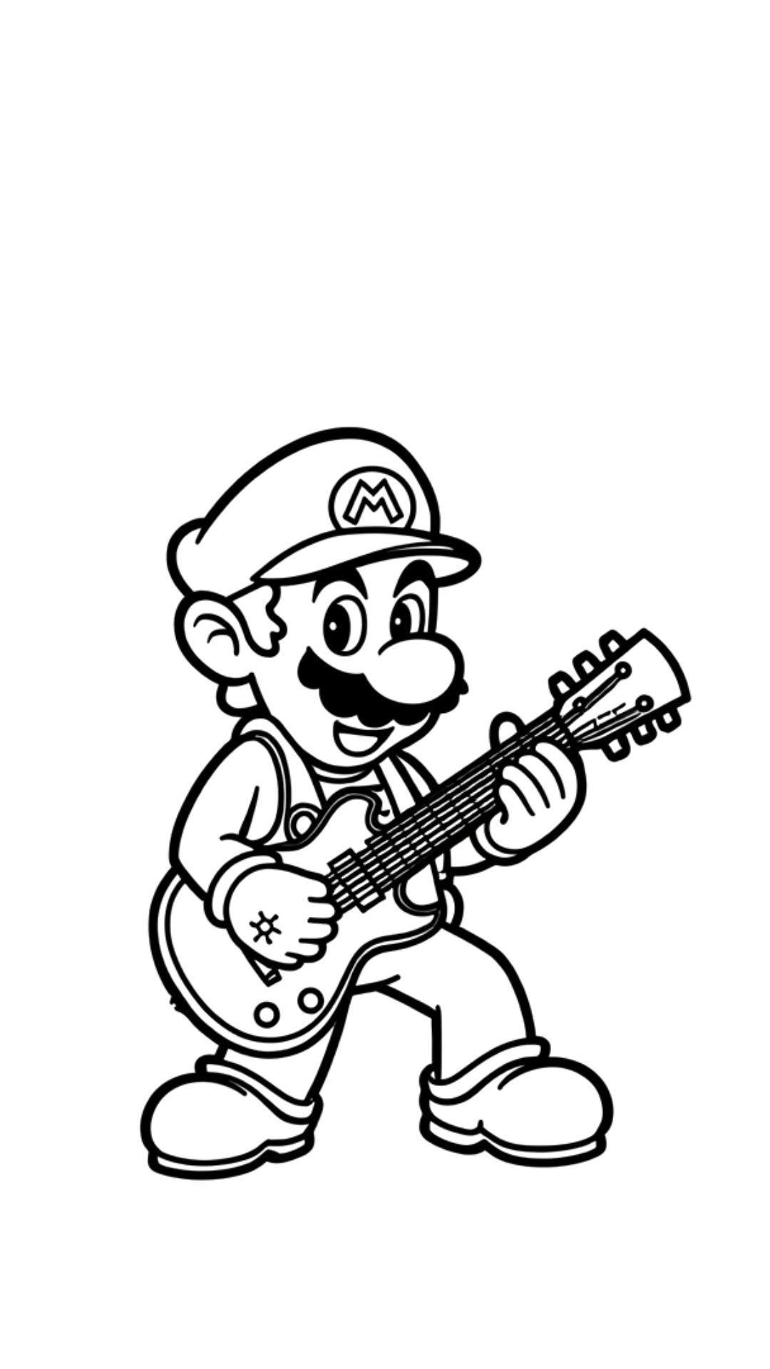 ausmalbilder von super mario