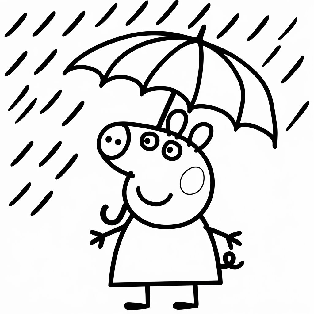 coloriage peppa pig a imprimer
