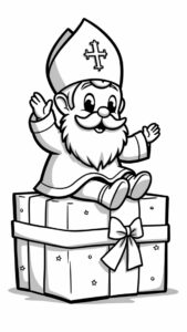 kleurplaat sinterklaas moeilijk