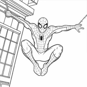 free printable spiderman coloring pages