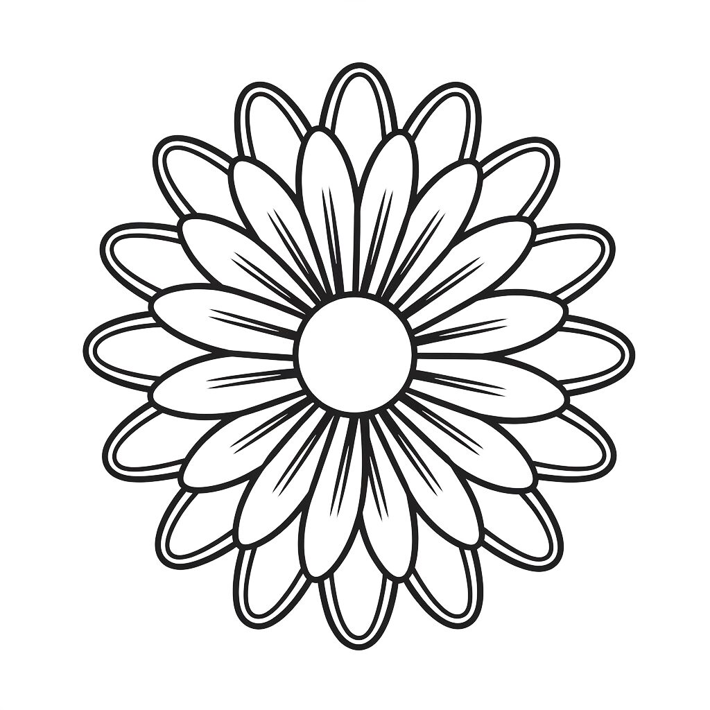 disegni da colorare dei fiori