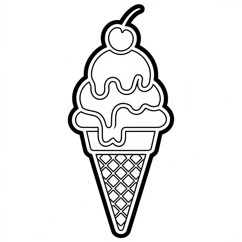 ausmalbilder sommer eis