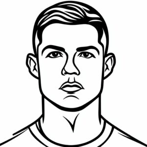 coloring pages ronaldo