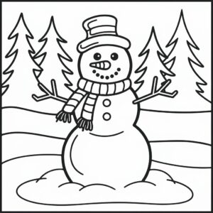 coloriage hiver maternelle