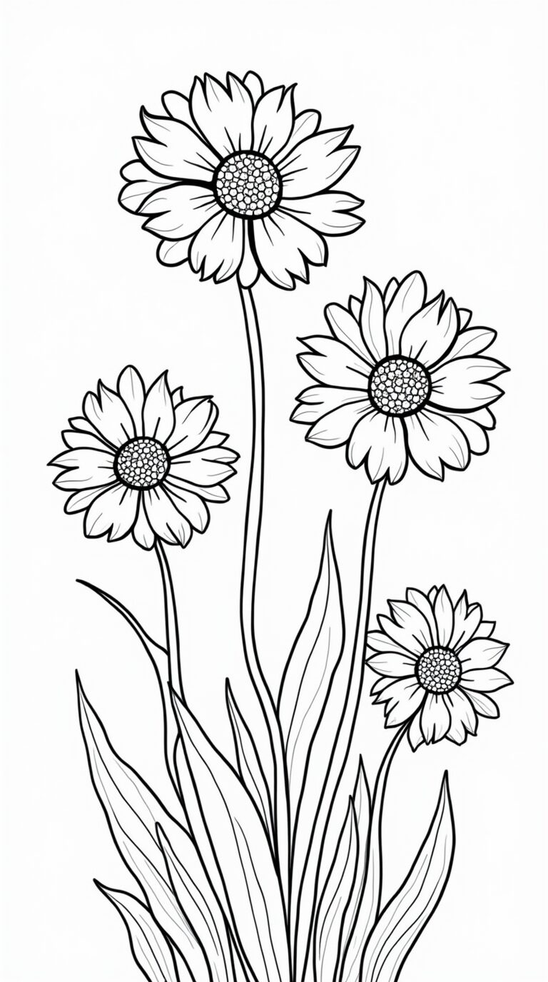 coloriage adulte fleur