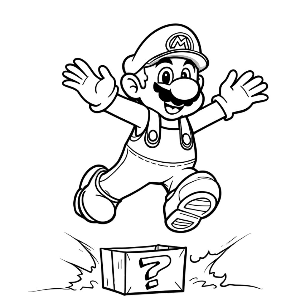 mario ausmalbilder