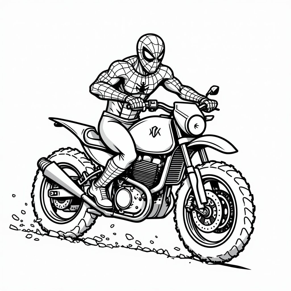 kleurplaten spiderman gratis