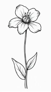 coloriage bouquets de fleurs
