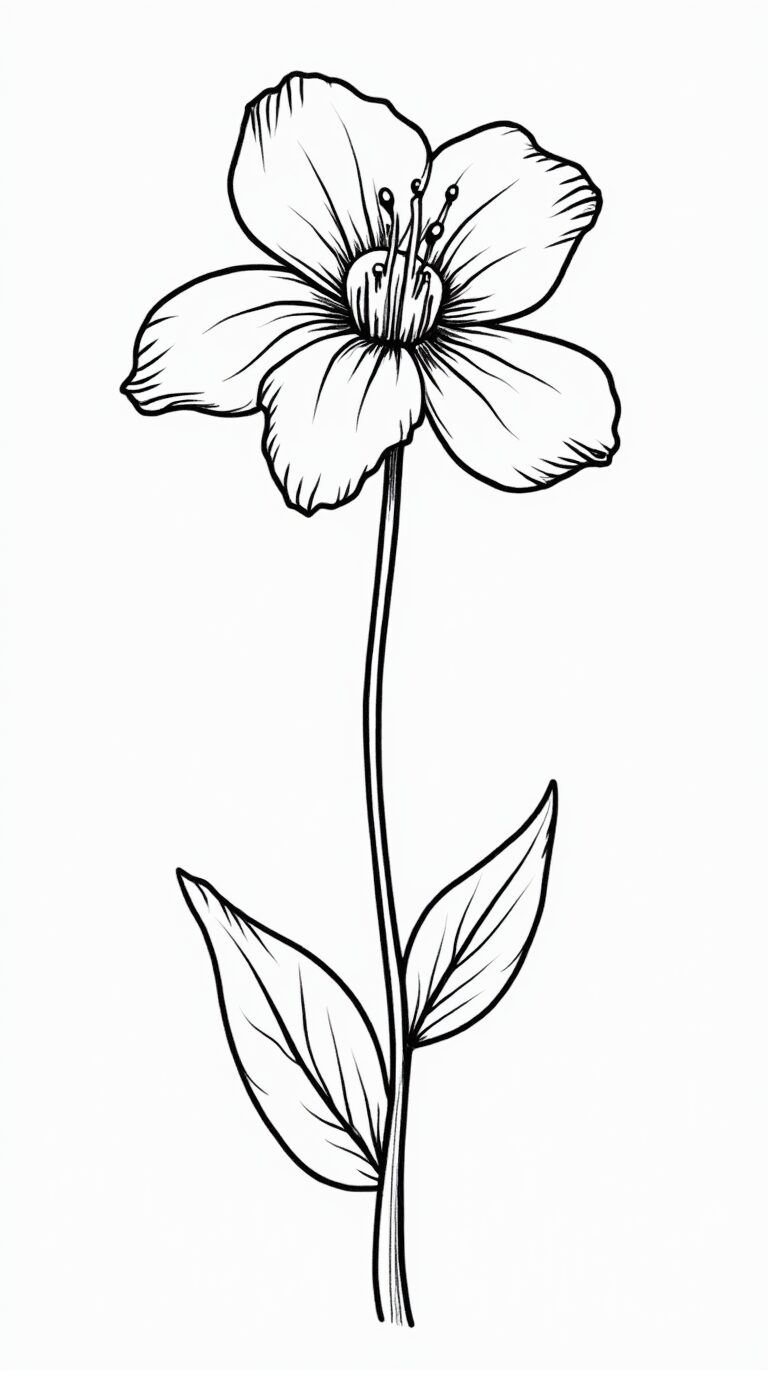 coloriage bouquets de fleurs