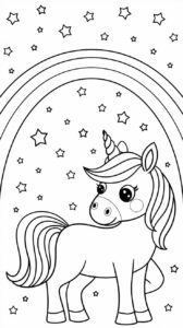 unicorn coloring pages printable pdf