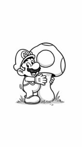coloring pages mario