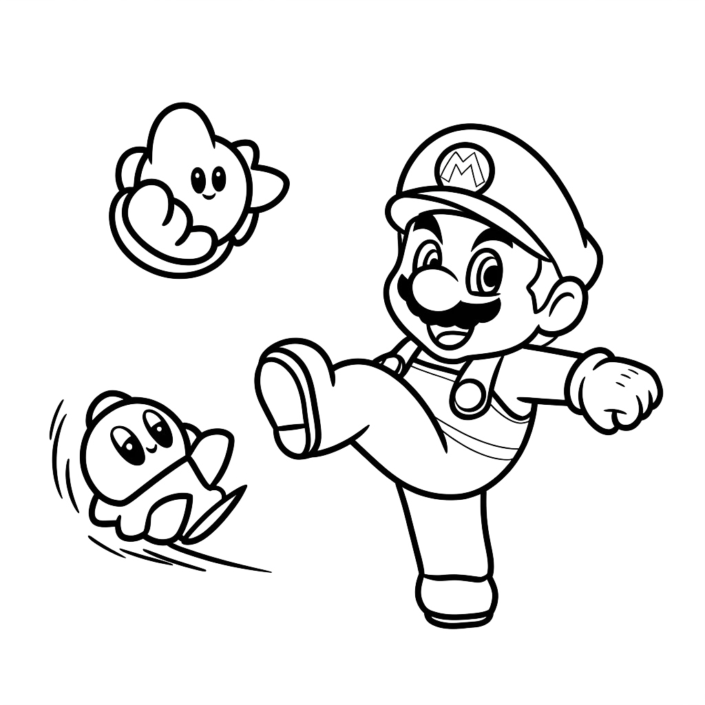 coloriage super mario