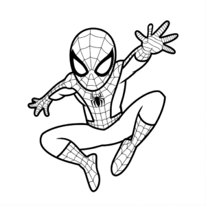 coloring pages spiderman printable