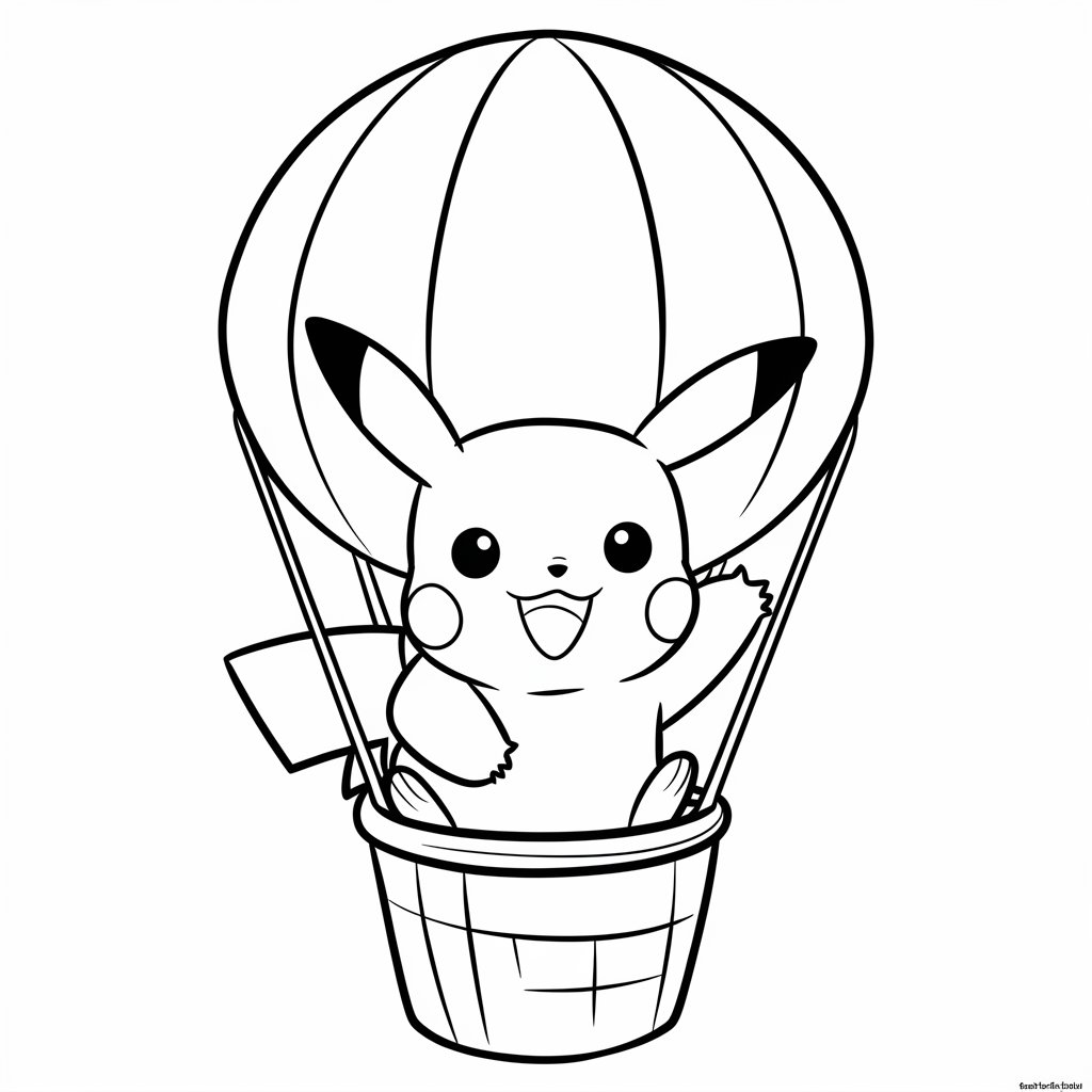 pokemon pikachu coloring pages
