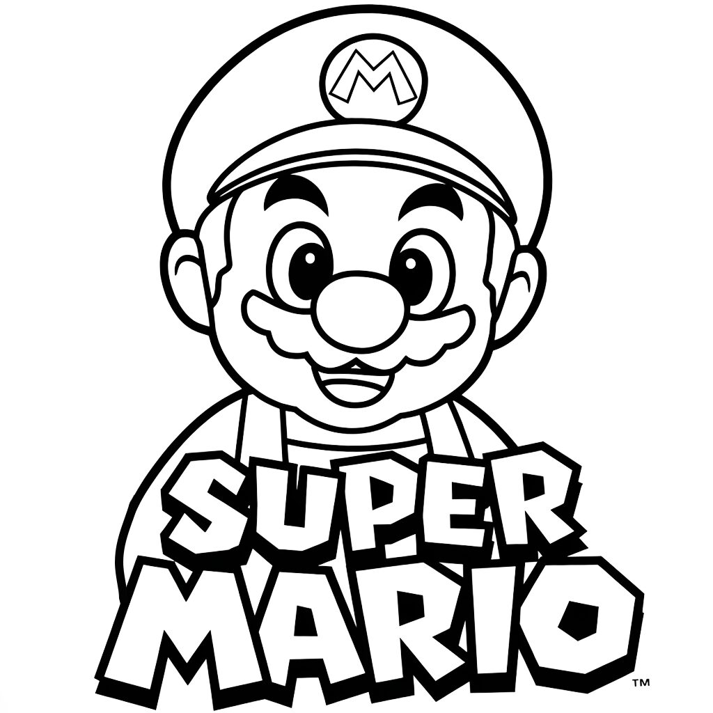 coloriages de mario