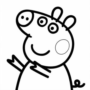 peppa pig christmas coloring pages