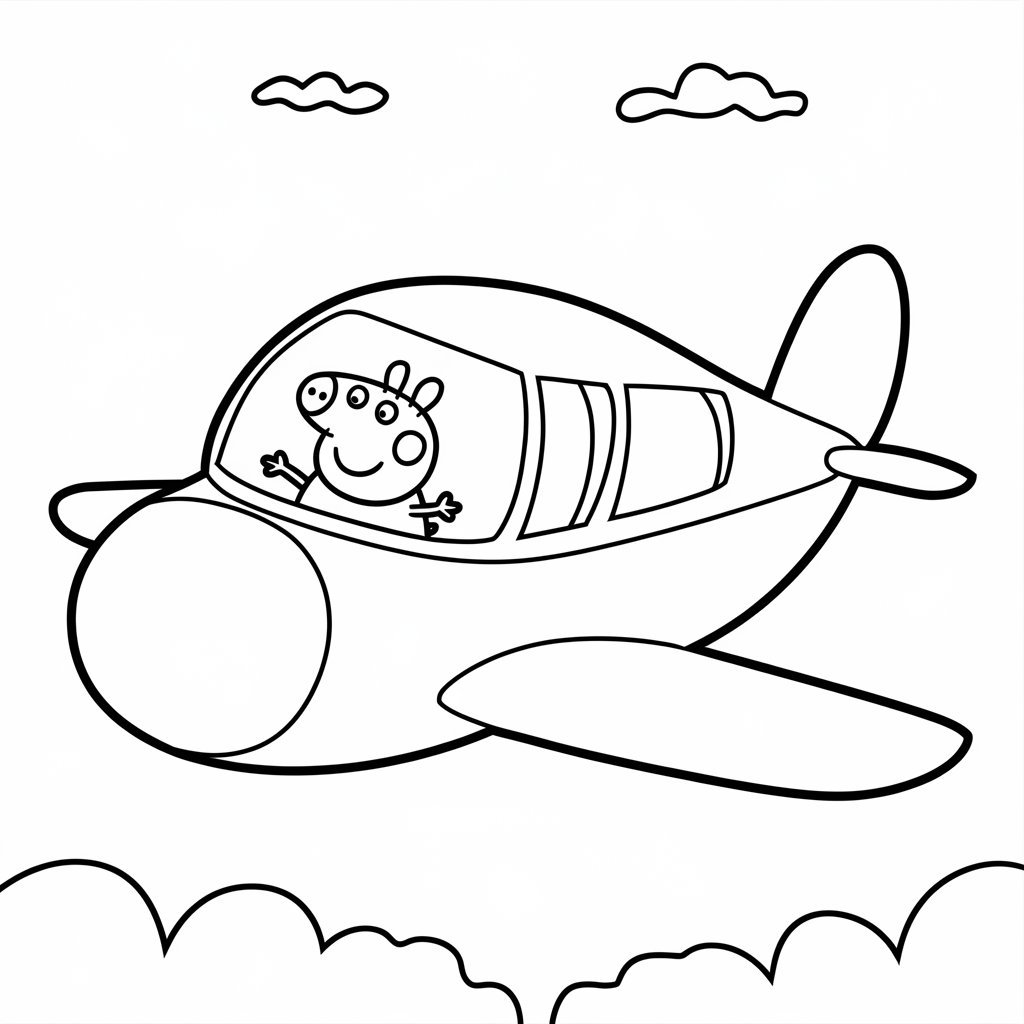 peppa pig coloriage