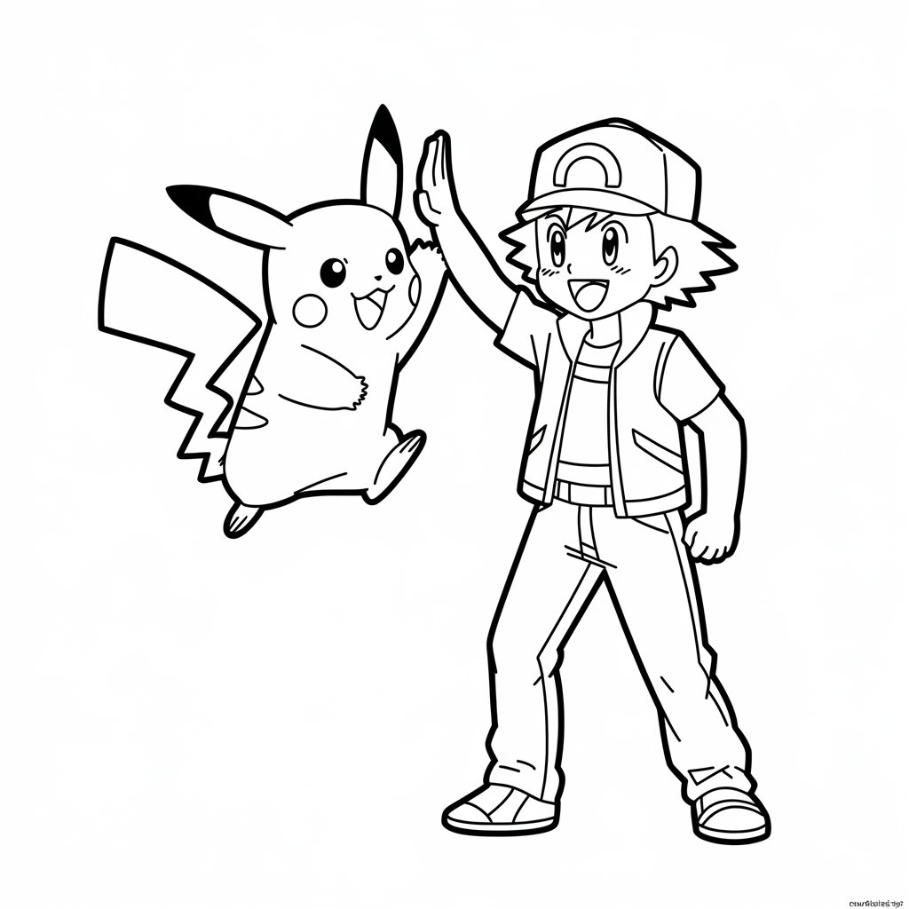 pikachu da colorare e stampare